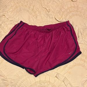 Nike Pink Athletic Shorts Lightweight Breathable